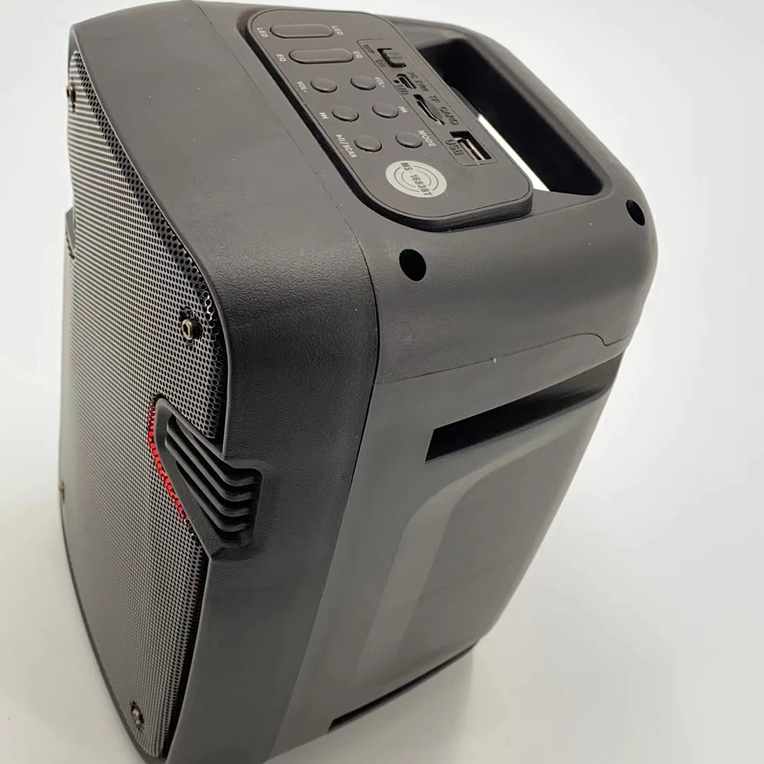 Party Wireless  Blue tooth Colorful LED Light Speaker with TF card USB radio function