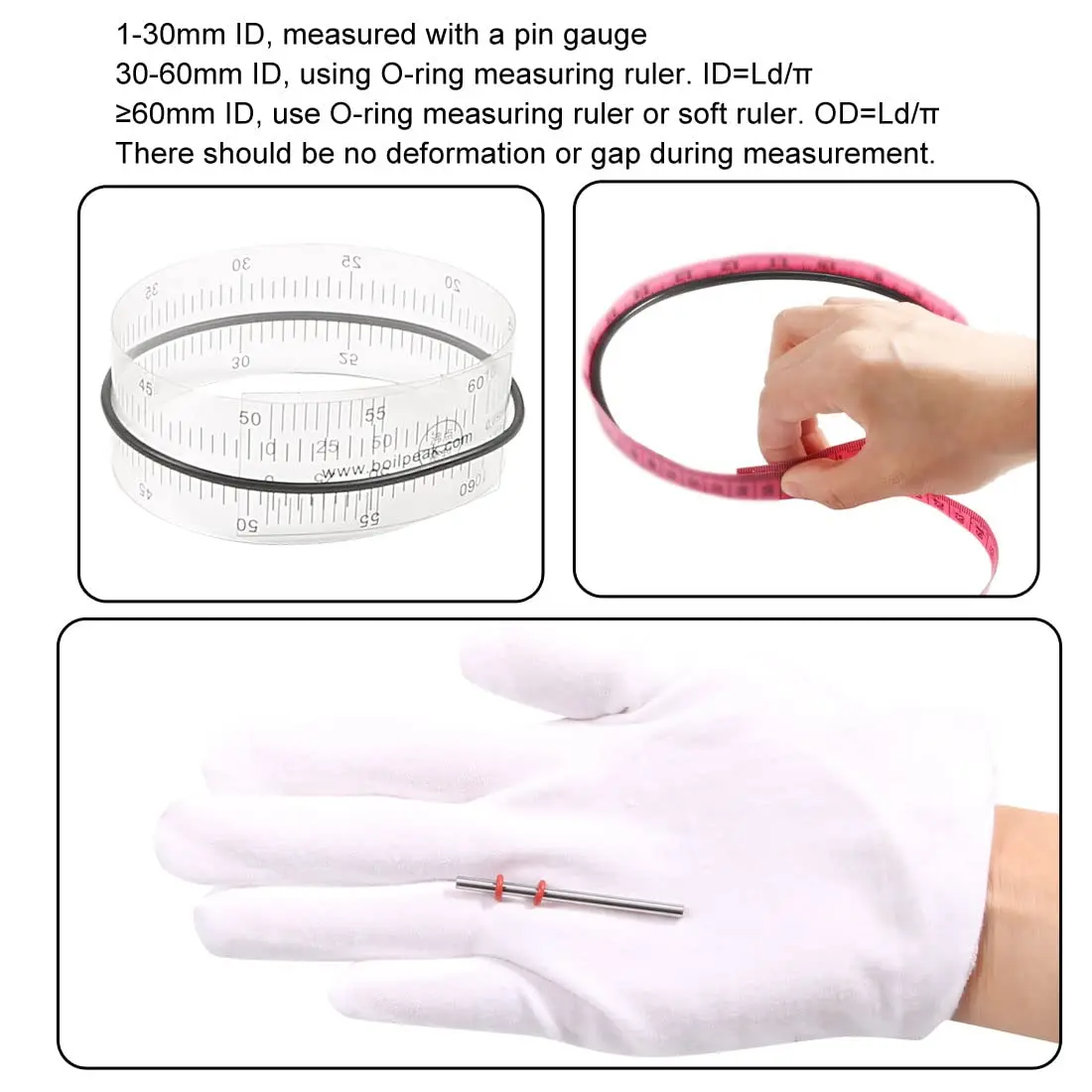 Nitrile rubber O-ring 8mm outer diameter 4mm inner diameter 2mm width, metric sealing gasket for automotive piping rubber o ring