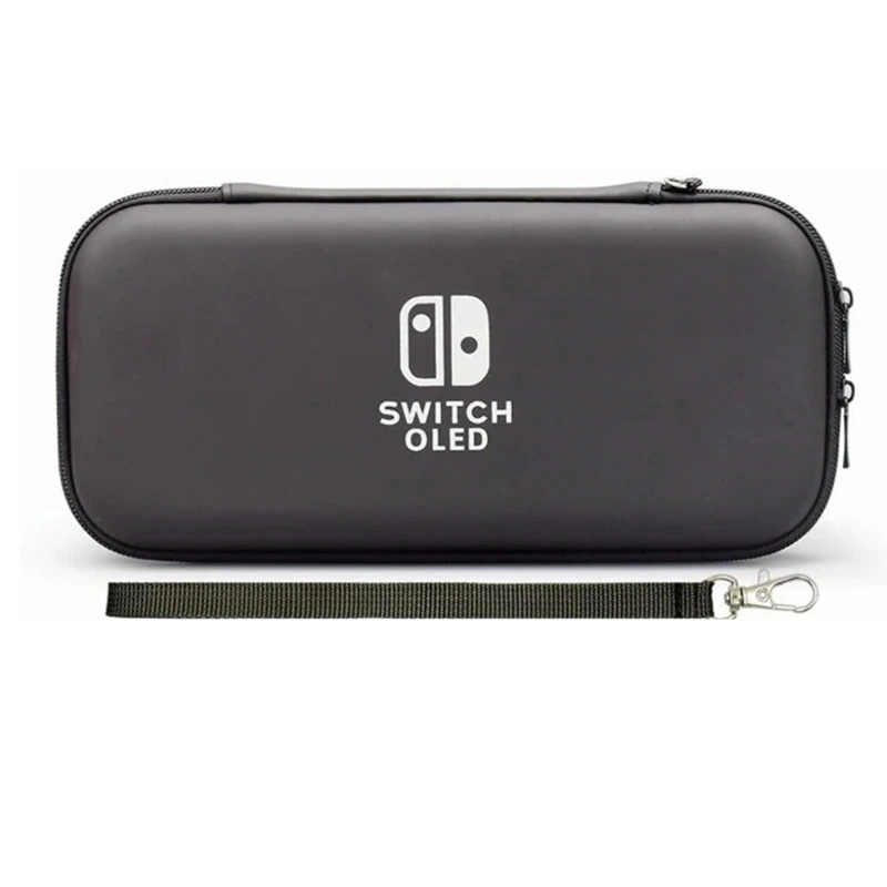 PU Case Compatible with Switch OLED Model 2021 Accessories Bundle with Screen Protector, Clear Cover for Switch-Pro