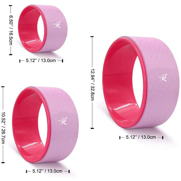 2024 logo Customized Yoga Wheel Yoga Roller Rad For Back Pain