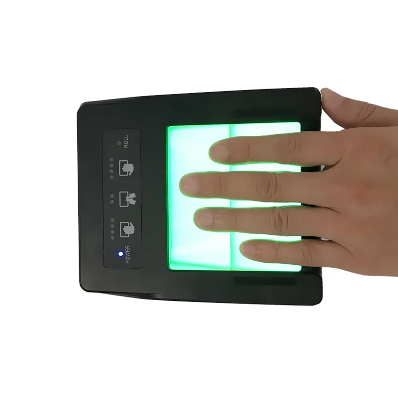 Dual Fingerprint Scanner Compact Fbi Fap 60 Fingerprint Live Scanner Finger Print Device Fbi Scanner Lcd Fingerprint