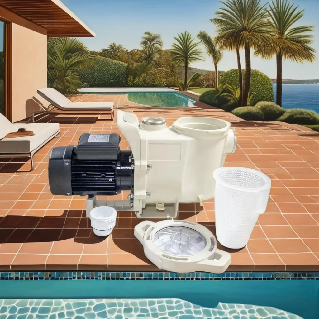 Single-Phase Electric Jet Water Pump for Swimming Pools Multistage Circulating Pump with Motor Power Supply Centrifugal Theory