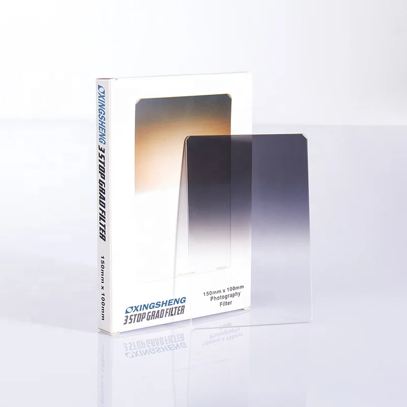 Hot selling 100*150MM camera optical lens hard GND1.2 Gradual Neutral Density GND Filter