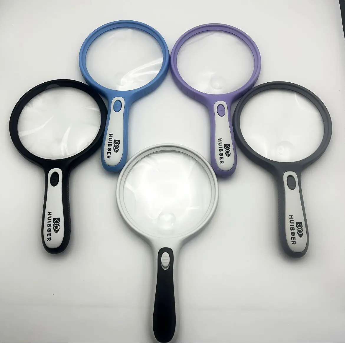 LED Illuminated 10X 20X Handheld Magnifier - Perfect for Seniors Reading and Inspection