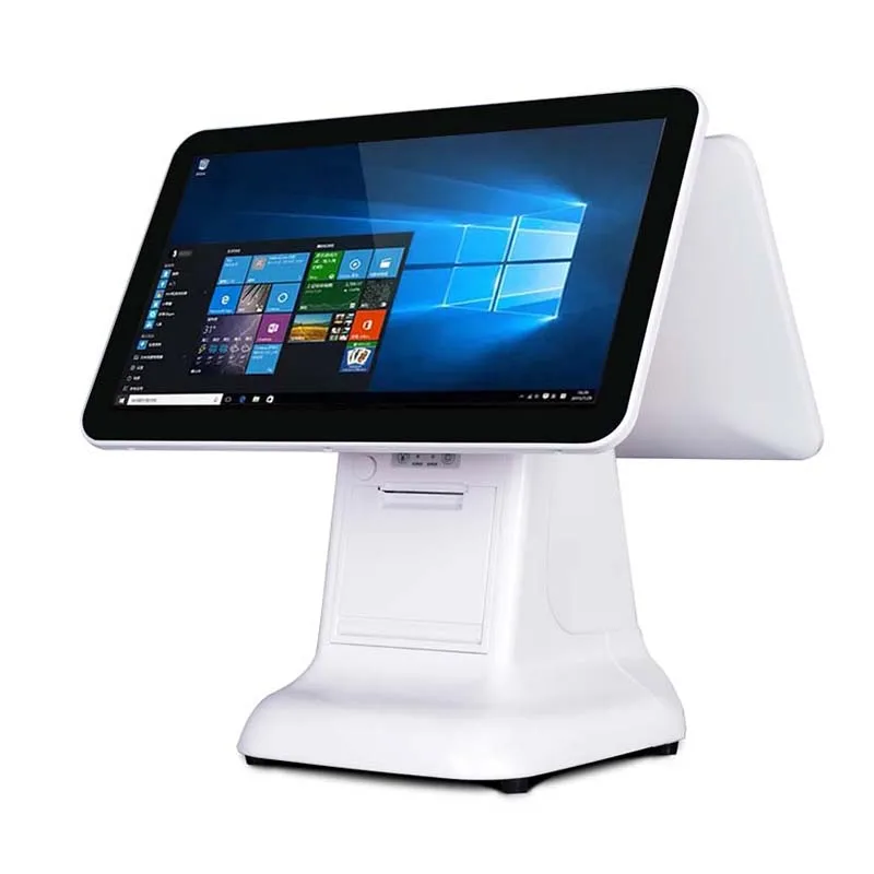 15 inch Windows 10 True Flat Touch Screen Pos System Windows 10 Pos System for Retail Shop