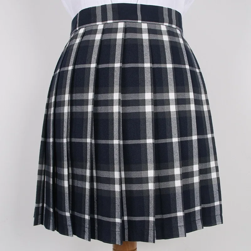 Factory Manufacture Custom Design School Clothes Girl Plaid Skirt School Uniform