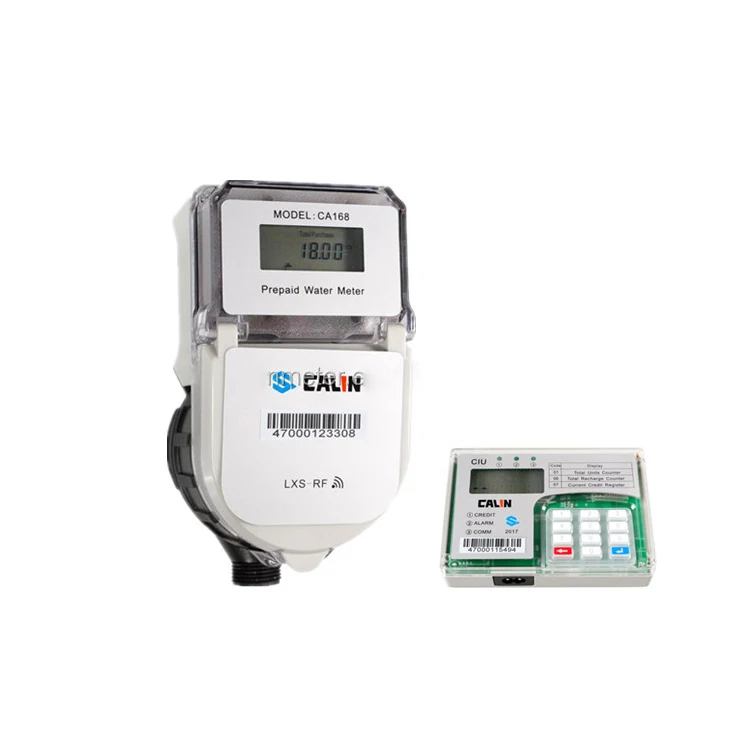 Custom Design Electronic Valve Controlled Rf Remote Transmit Flow Meter Sts Prepaid Water Meter