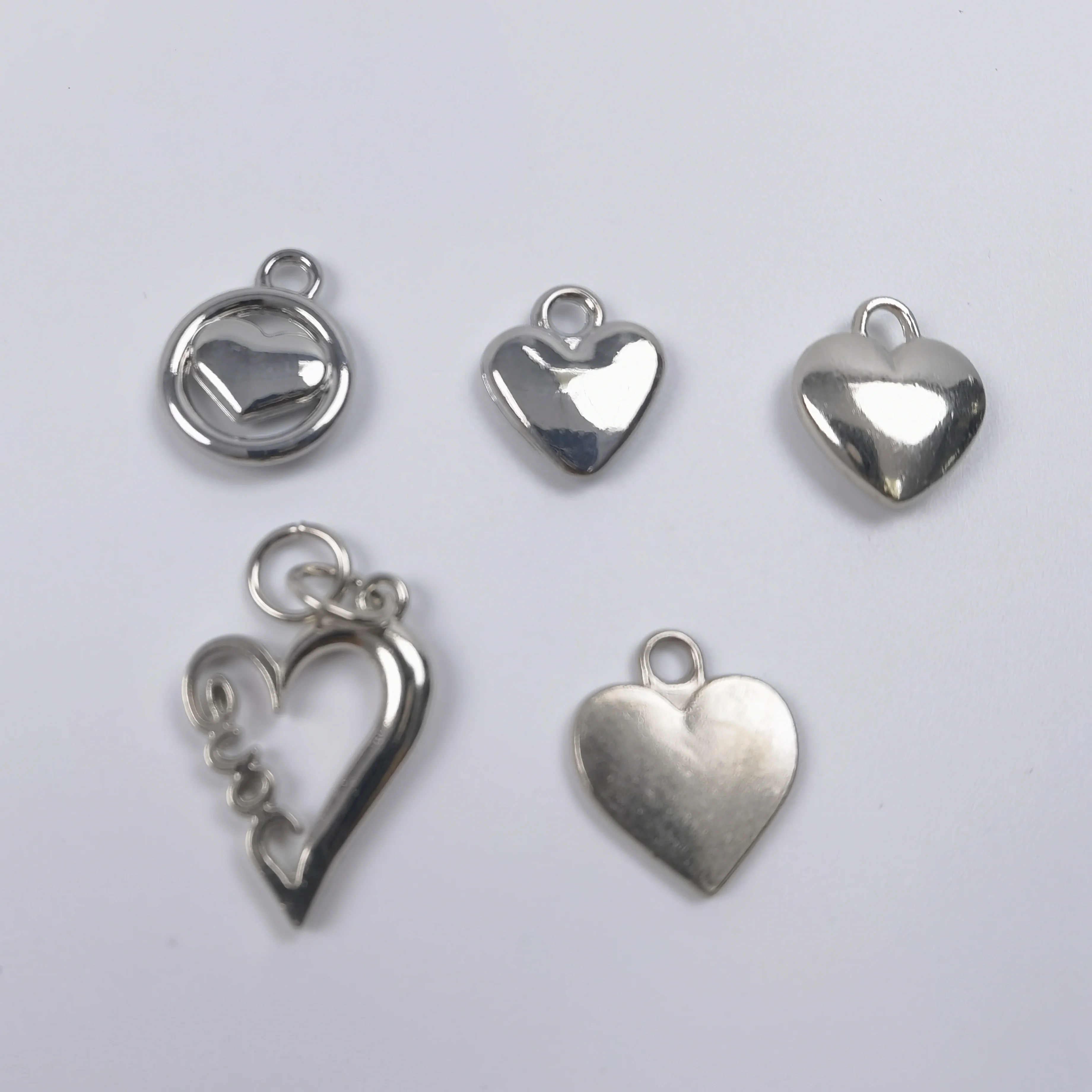 Custom Hollow Oblique Heart-Shape Pull Tab Slider Various Colors Metal Zinc Alloy Nylon Bags Clothing Garments Nylon Zipper