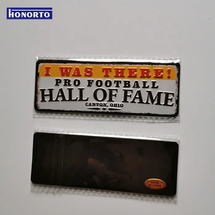 Factory Customized Island Name Souvenir Promotional Metal License Plate IBIZA Fridge Magnet