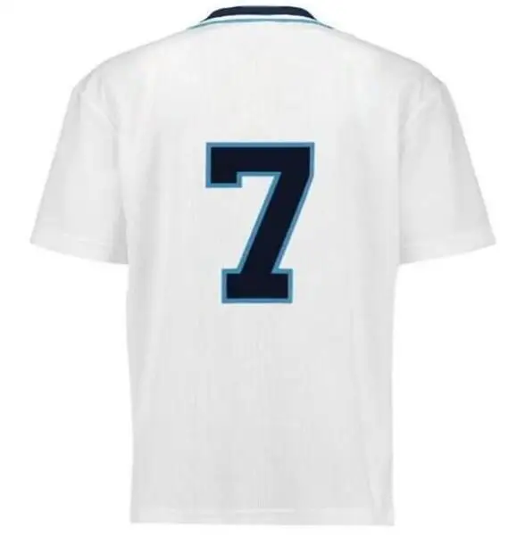 
1996 retro soccer jersey SHEARER McManaman SOUTHGATE Sheringham 96 home away Beckham football shirt 