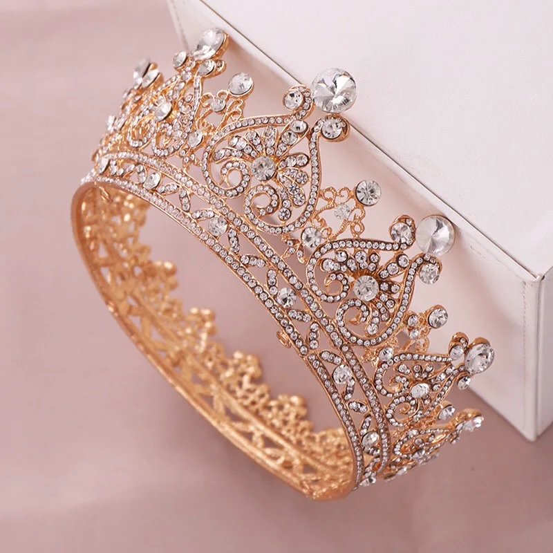 
Top-selling Bride diamond crown hair band wedding dress accessories headwear 