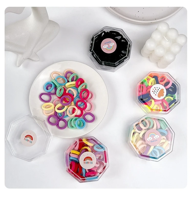 40pcs Baby Hair Ties Toddler Hair Ties for Girls Kids Elastic Hair Bands Ponytail Holder