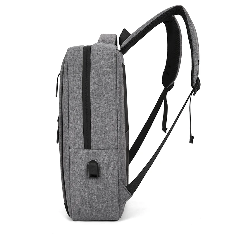 USB Charger Backpack Smart Laptop Backpack Bag Simple Custom Logo Nylon Unisex Backpack