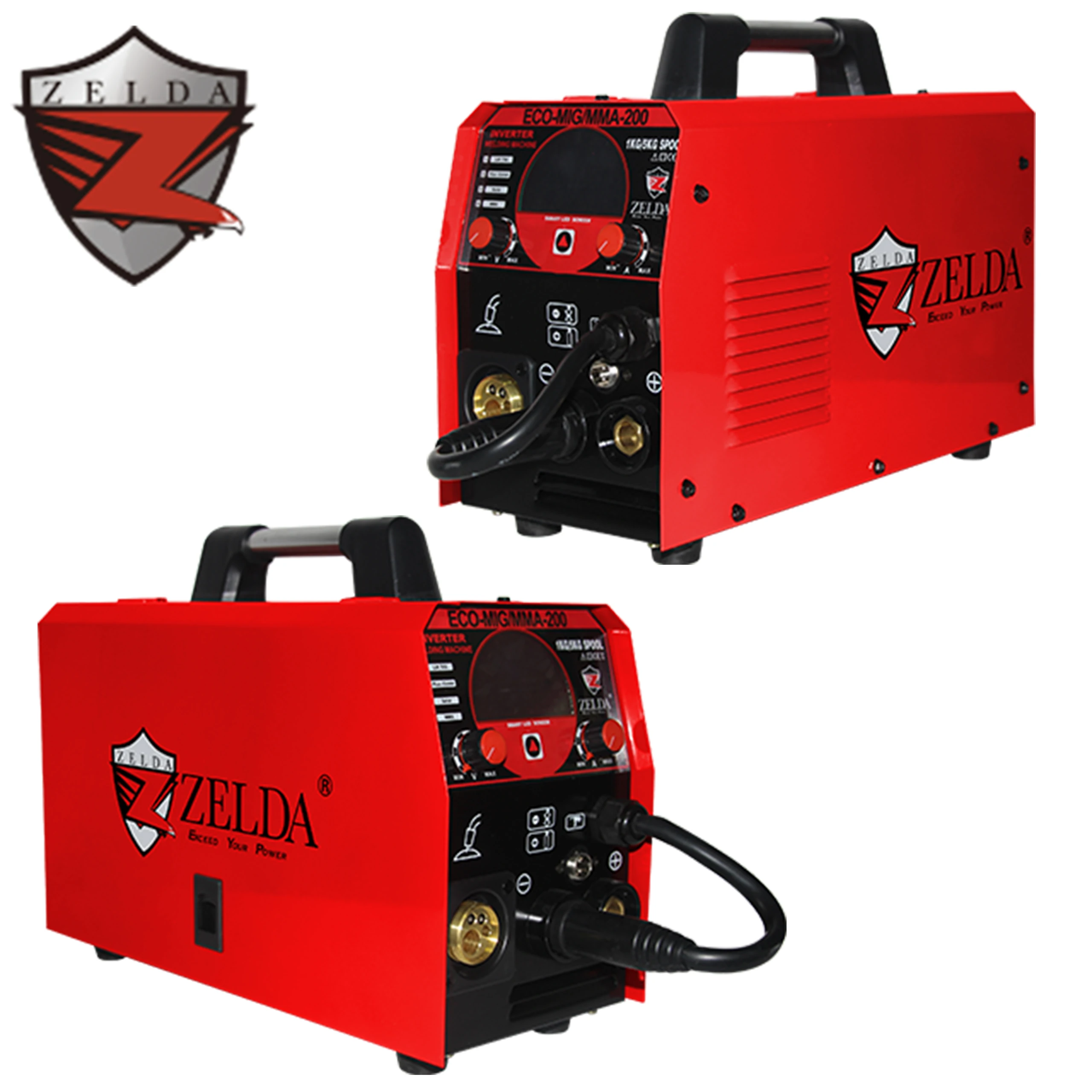 ZELDA ECO MIG MMA 200 welding machine mig 200 mig welding wire stainless steel 5kg