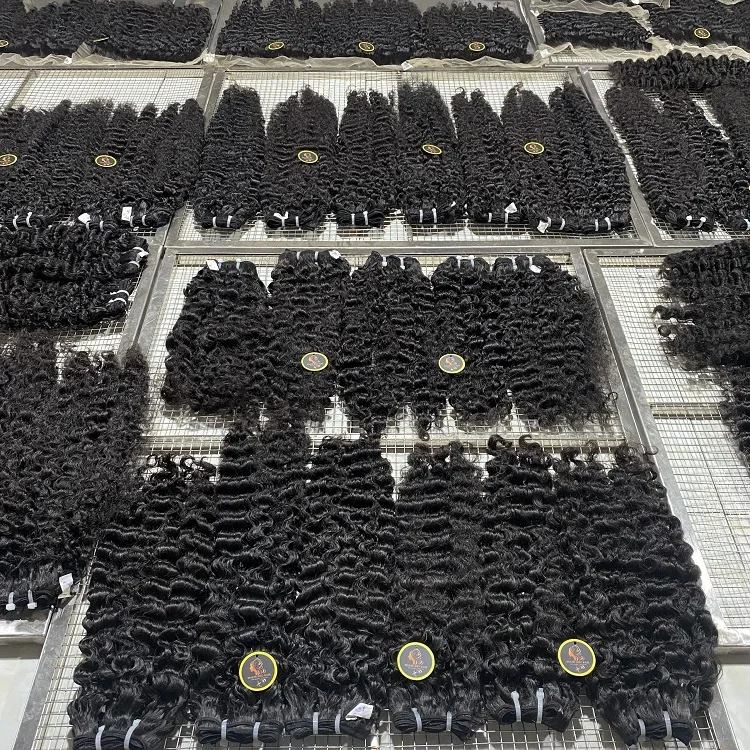 Оптовая продажа Дешевые 100% вьетнамские необработанные волосы бирманские вьющиеся натуральные низкая цена