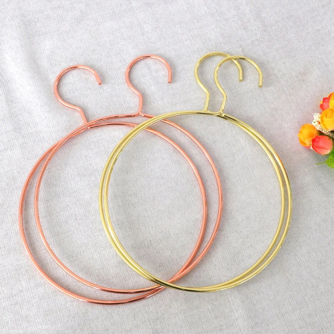 New Arrival Customized Popular Multifunction Tie Belt Hijab Square Round Metal Scarf Hanger