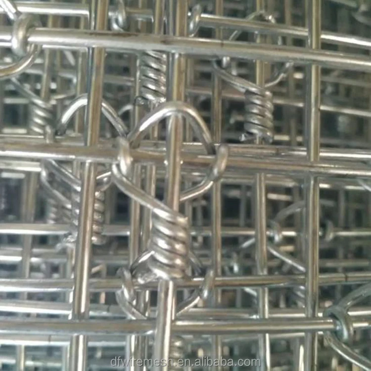 Factory Suppliers 7/90/30 200m roll Galvanized hinge Knot Wire Mesh Farm Fence for Deer Cattle Horse