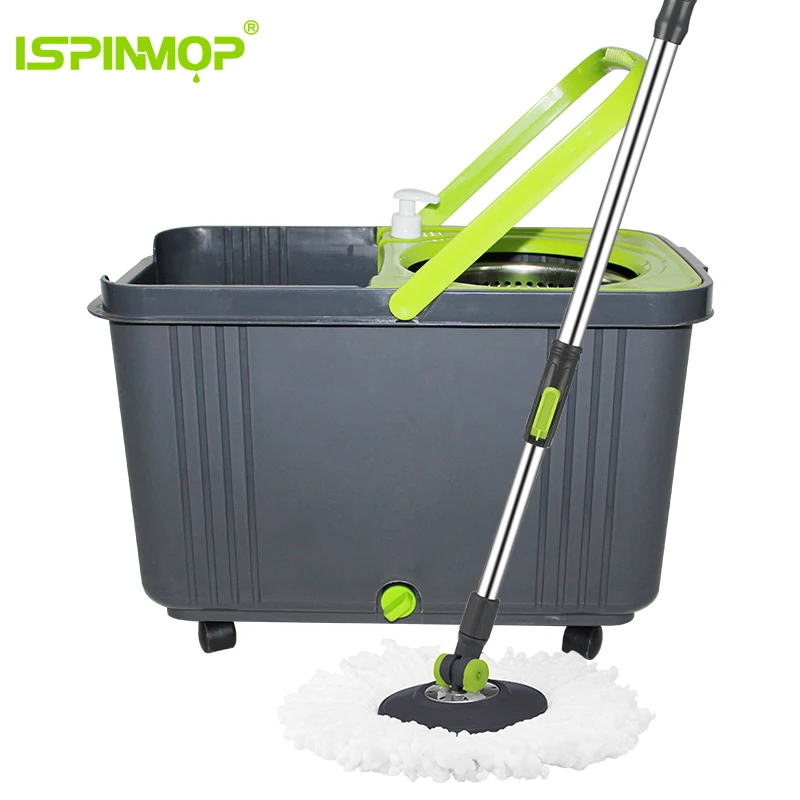 360 Rotating With Double Bucket Telescopic New Spin Mops