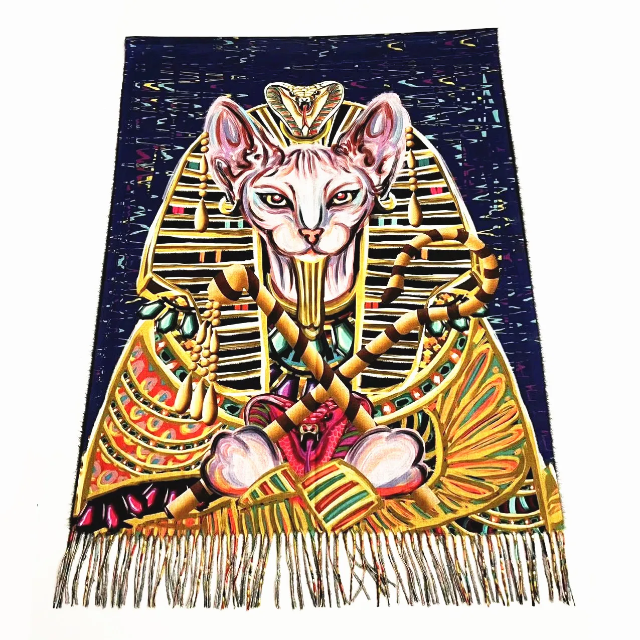 Factory OEM custom print cashmere festival pashminas shawl scarf women gift