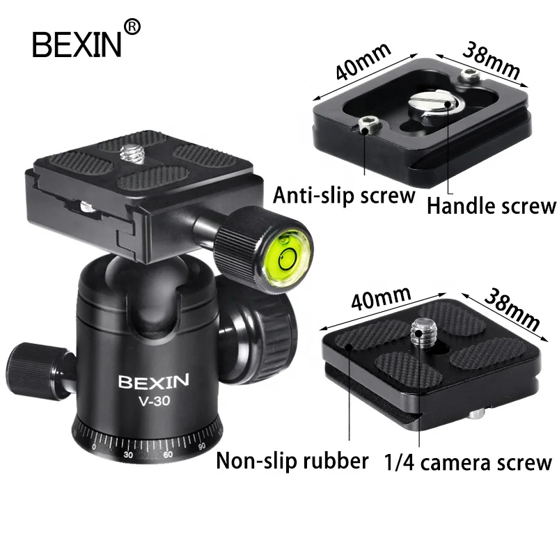 Мини-штатив BEXIN с шаровой головкой для dslr камеры подставка телефона монопод легкая портативная шаровая Головка
