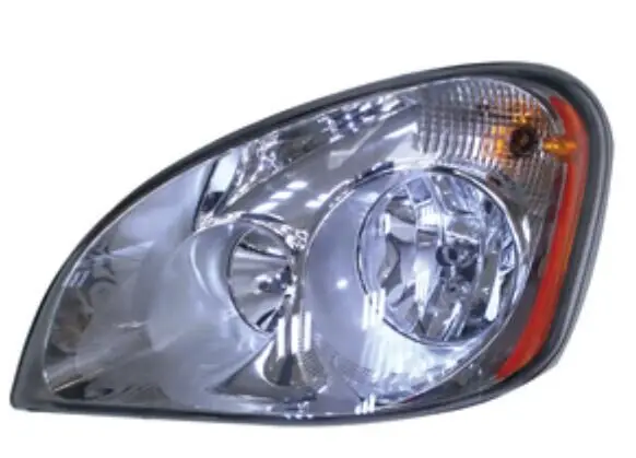 LH Headlight, Halogen with turn light, Chrome, 2008-2017, Freightliner Cascadia