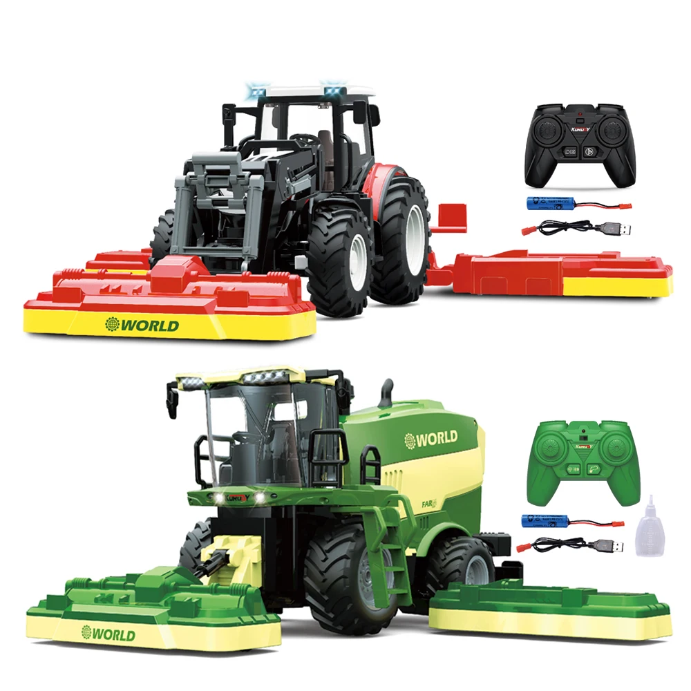 1:24 lawn mower children playgift 6channel rc truck tractor juguete