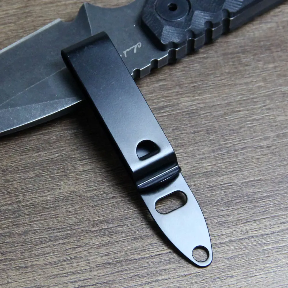 Stainless Steel Grip Hook Belt Clip Loop With Mounting Hardware for IWB  Kydex Leather Hybrid Holster