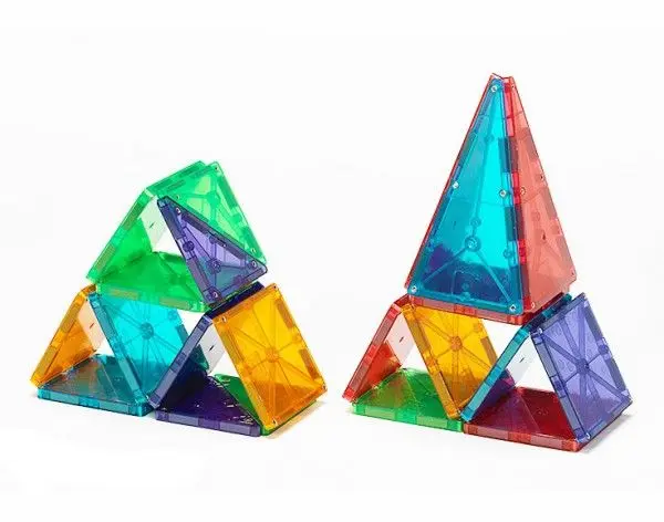 Magnet Shapes Magnetic Playset: Colorful Geometric Shapes for Imaginative and Hands-On Play
