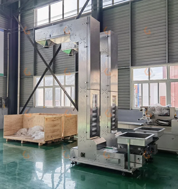 td type bucket elevator bucket elevator for popcorn suppliers chain cement vertical bucket elevator