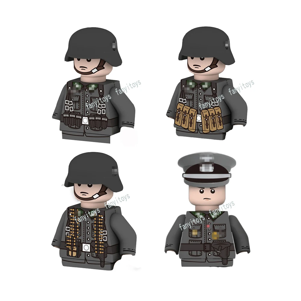 Wholesale Soldiers WW2 Germans Military Figures Brick Block Toys