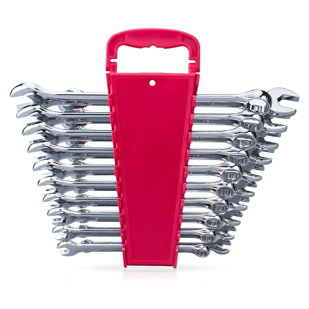 5pcs 14pc 6mm 32mm flex-head large open end jumbo reversible socket ratchet combination force wrench spanner set