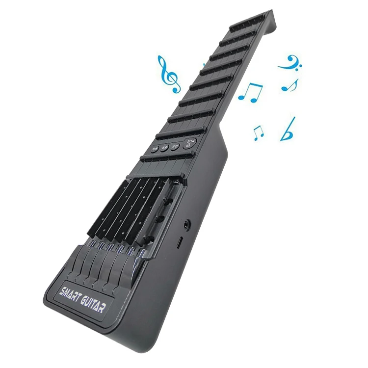Small Pocket Musical Instrument Portable Usb 12 String Electric Guitar Bass Jazz Travel