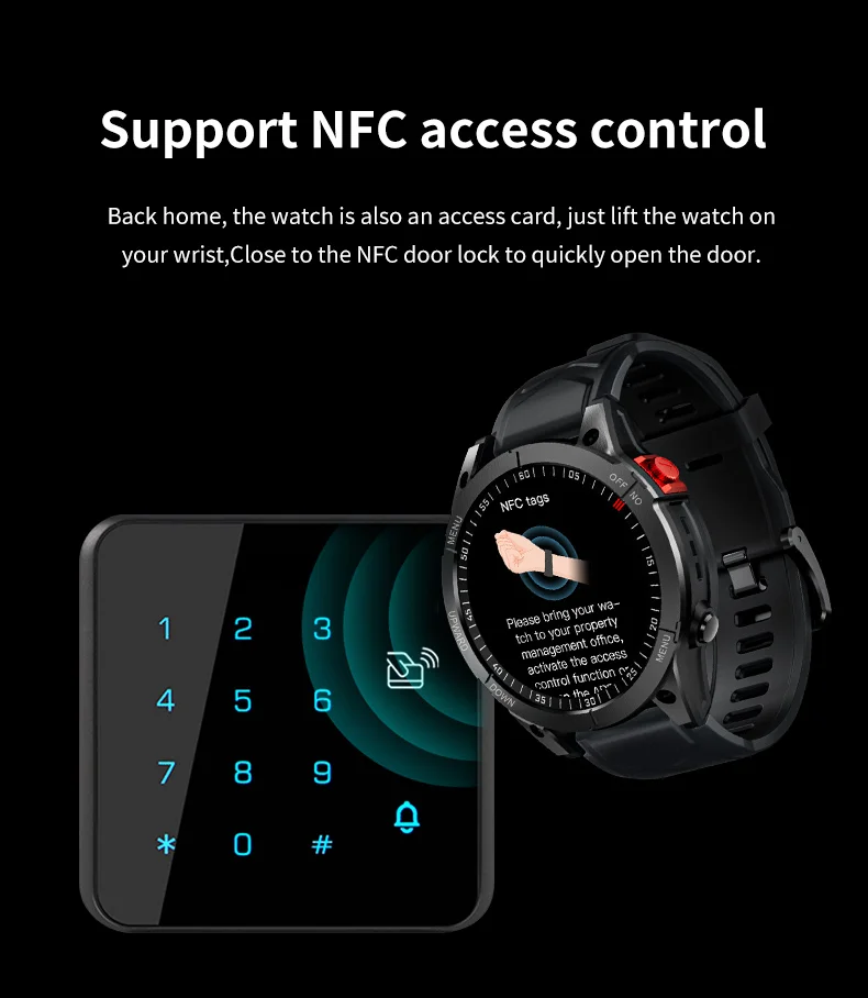 VALDUS Fashion Sports Wrist TFT Full Touch Screen Password Lock Protection Smart Watch Digital GS Fenix 7