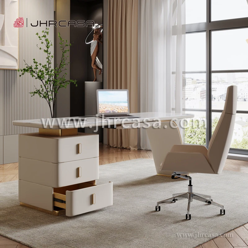 Factory price Ceo Boss Manager Office Working Desk Computer Table Executive Desk Medical Beauty Agency Consulting Desk