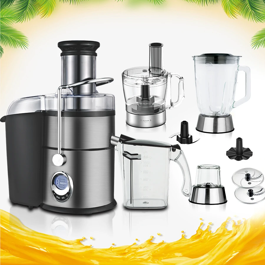 Canmax 800w Large Commercial Orange Juicer  Automatic Fruit Juicer Extractor Machine Big Mouth Professional Orange Juicer