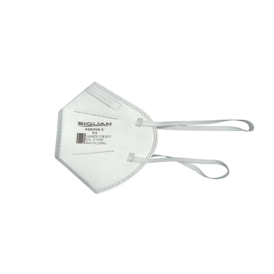 KN95 Facemask AS/NZS Respirator Breathable & Comfortable Foldable Safety Mask with Head Strap for Tight Fit