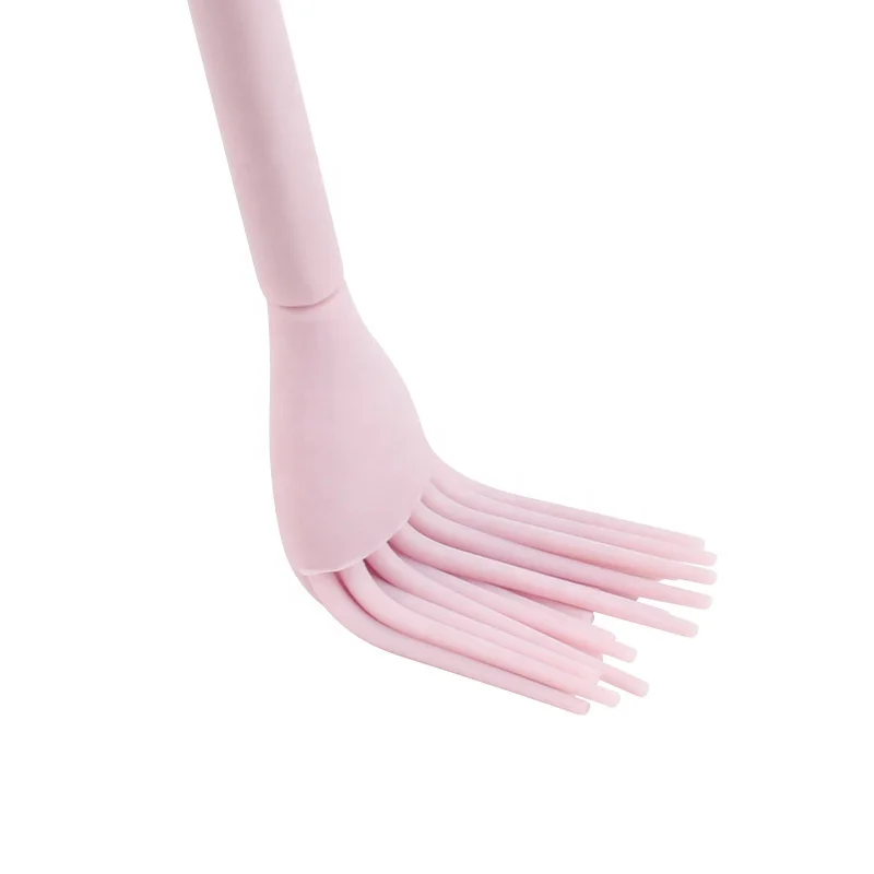 Besafe Portable Mini Silicone Telescopic Spatula Scooping Spoon Oil brush Set for for Kitchen Cooking Cosmetic Jars