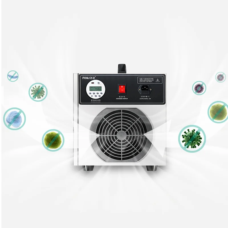 
Air purification using ozone disinfection machine 