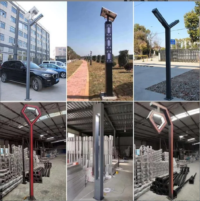 Factory price high lumens led bollard light smart street pole light control system for garden street light