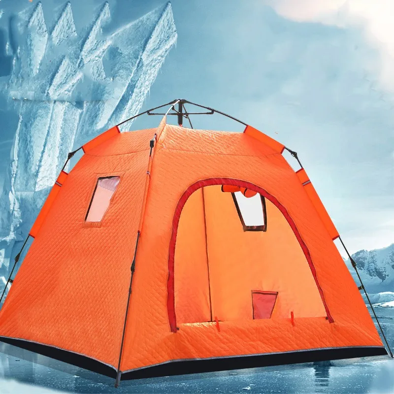 TNB049 Thick Cotton Windproof Cold-proof Fishing Tent for Winter Outdoor Ice Fishing Tent