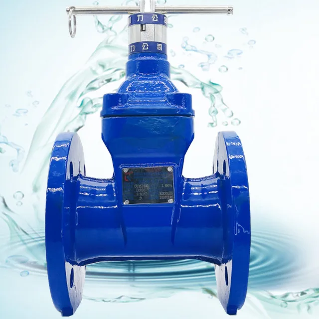 China suppliers produce flange gate valves with low price and soft sealing water valves with intelligent encryption