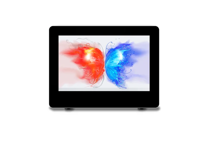 10.1 inch 3D LCD advertising transparent LCD display box with touch screen