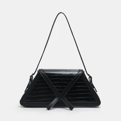 French Niche Design Underarm Trapezoid Bag 2021 Net Red New Trendy Korean Version Of The Wild One-Shoulder Messenger Bag