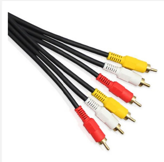 High Quality 3 RCA to 3RCA AV Audio Video Cable