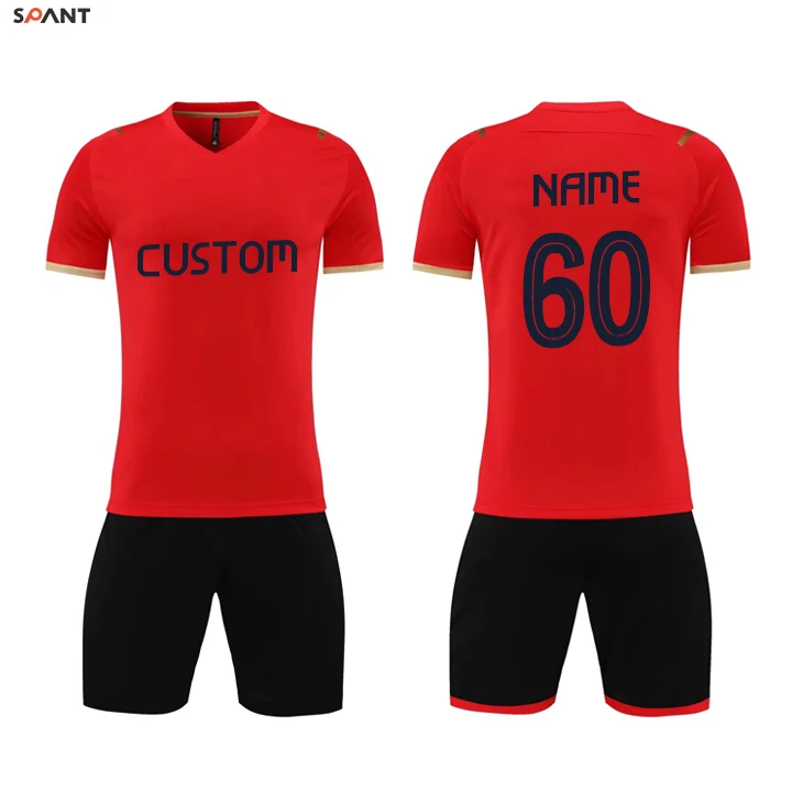 Latest Design Custom Soccer Jersey Kit XS Size Man Sportswear Uniforms Football Training Clothing