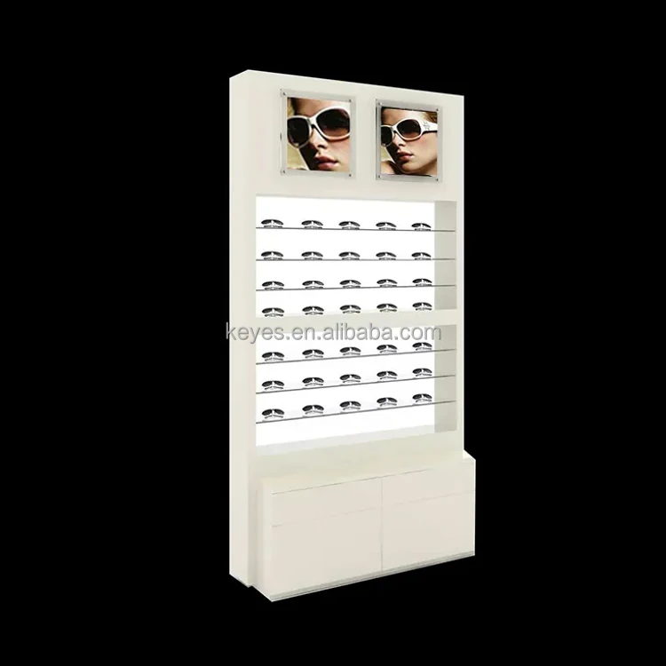 Commercial Furniture Factory Eyewear Glass Display Showcase Optical Rack Glasses Holder for Store