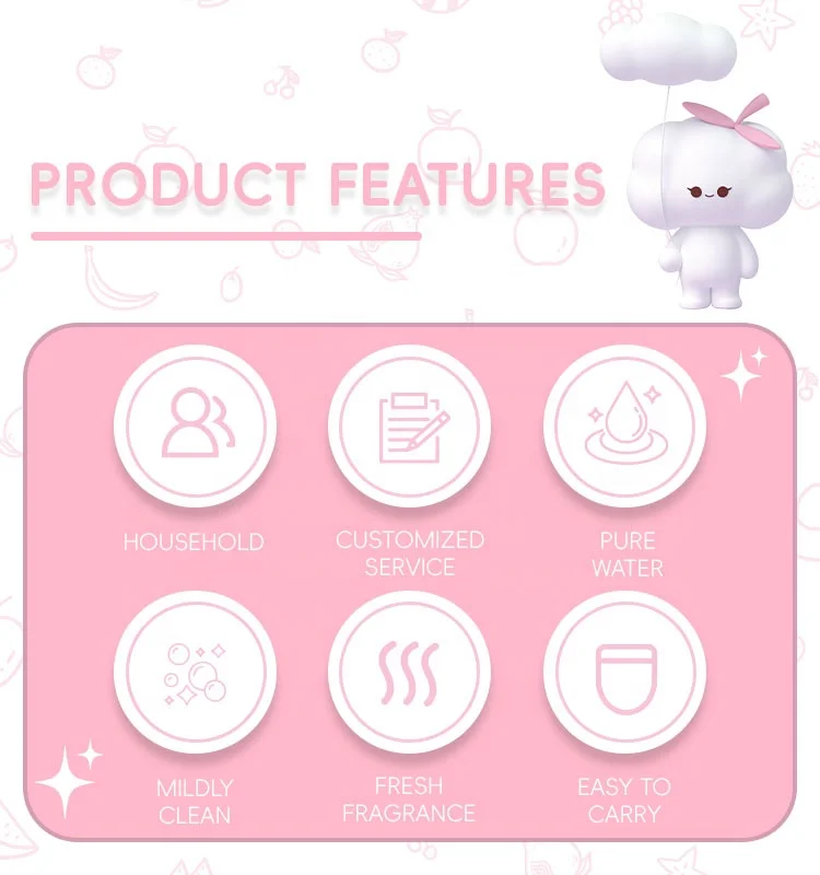 Pocket Wipes Custom Private Logo Mini Canister Refreshing Wet Wipes for Lady Gift