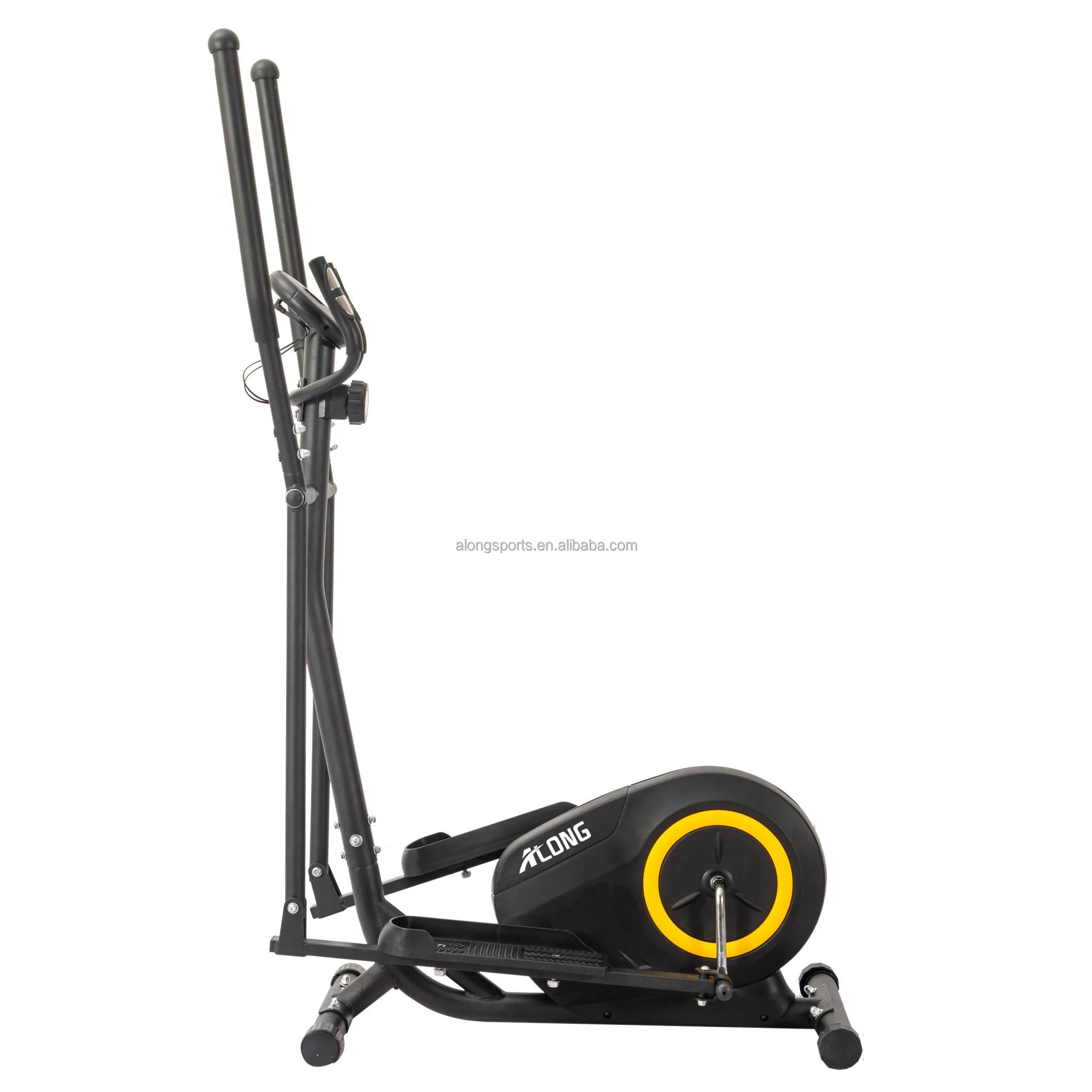 Home Gym Dual Magnetic Trainer Elliptical /Exercise Bike with Pulse Sensor