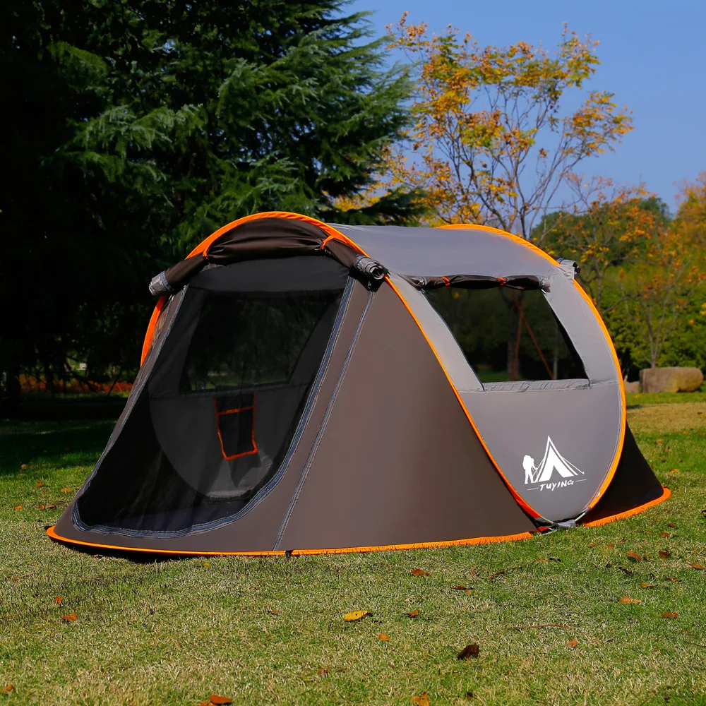 Large Inflatable 4-6 Persons Luxury Buy Automatic Family Waterproof Big Outdoor Camping Tent