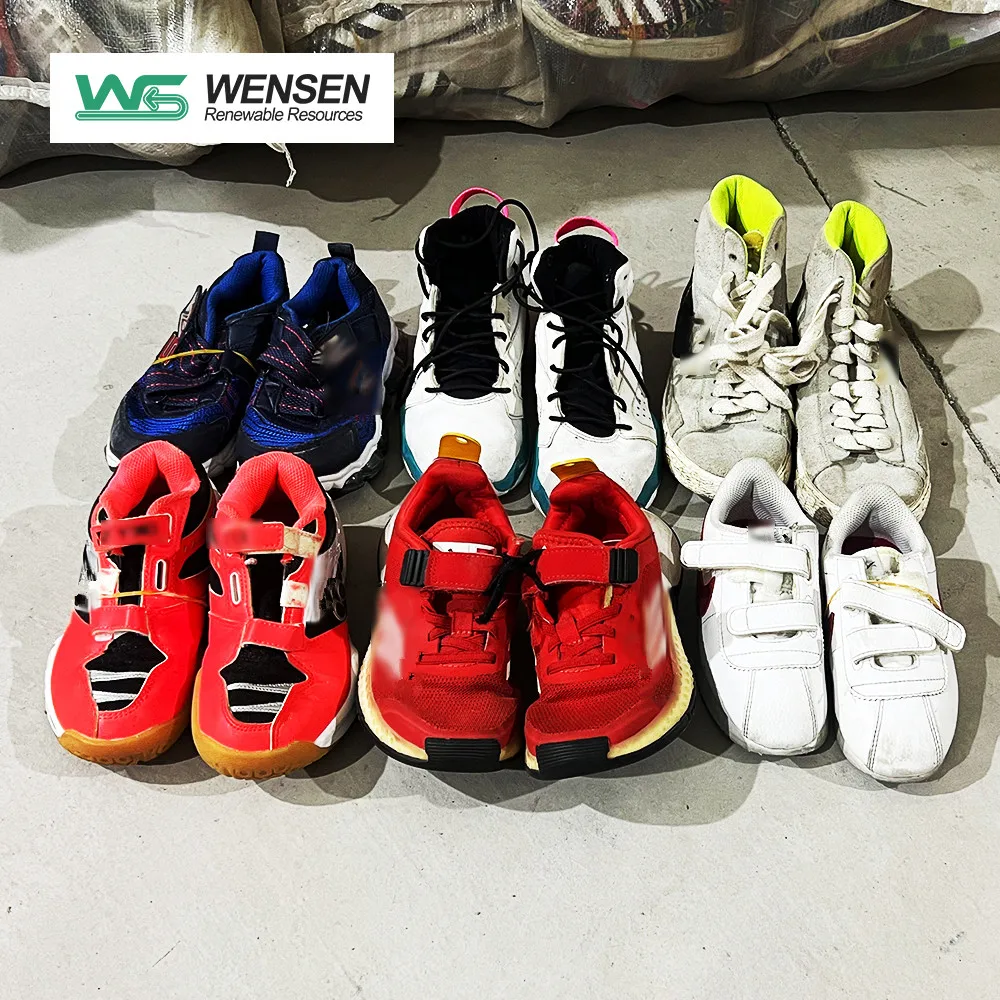 The Cheapest Wholesale Thrift Shop Sepatu Bekas Original Famous Branded Sneaker 2nd Hand Shoes For Children